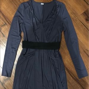 Three Dots Blue Gray Dress Size M